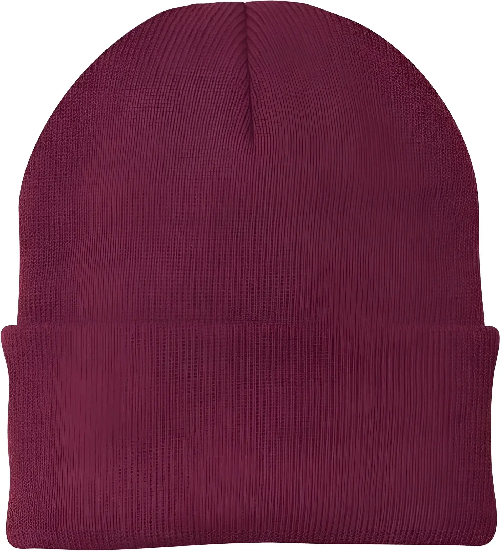 Port & Company CP90 Knit Cap with Cuff - Maroon - Maroon / One Size Fits Most