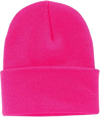 Port & Company CP90 Knit Cap with Cuff - Neon Pink Glo - Hot Pink / One Size Fits Most
