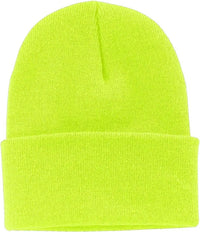 Port & Company CP90 Knit Cap with Cuff - Neon Yellow - Yellow / One Size Fits Most