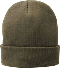 Port & Company CP90L Fleece-Lined Knit Cap - Coyote Brown - Brown / Adult OSFM