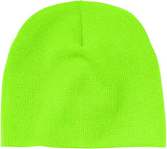 Port & Company CP91 Beanie Cap - Neon Green - Green / One Size Fits Most