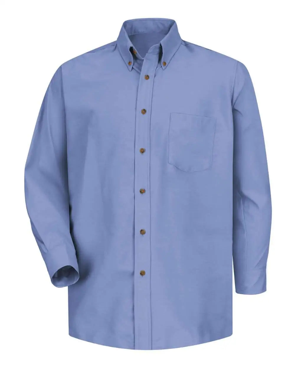 Red Kap SP90 Poplin Dress Shirt - Light Blue - Sleeve 36 37 - Ice Blue / L