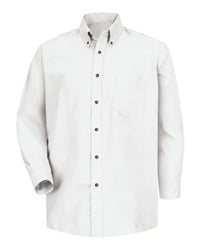 Red Kap SP90 Poplin Dress Shirt - White - White / S
