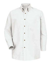 Red Kap SP90 Poplin Dress Shirt - White - Sleeve 36 37 - White / L