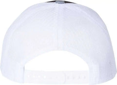 Richardson 112 Snapback Trucker Caps - Black White Heather Gray - Black White / OSFM