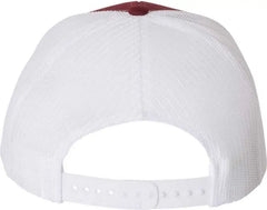 Richardson 112 Snapback Trucker Caps - Cardinal White - Cardinal White / OSFM