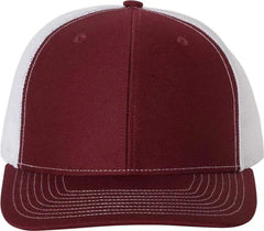 Richardson 112 Snapback Trucker Caps - Cardinal White - Cardinal White / OSFM