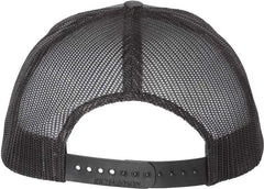 Richardson 112 Snapback Trucker Caps - Charcoal Black - Dark Gray Black / OSFM