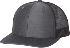 Richardson 112 Snapback Trucker Caps - Charcoal Black - Dark Gray Black / OSFM