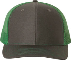 Richardson 112 Snapback Trucker Caps - Charcoal Kelly - Dark Gray Kelly / OSFM