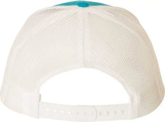 Richardson 112 Snapback Trucker Caps - Cyan White - Aqua White / OSFM