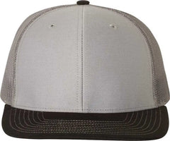 Richardson 112 Snapback Trucker Caps - Gray Charcoal Black - Gray Dark Gray / OSFM