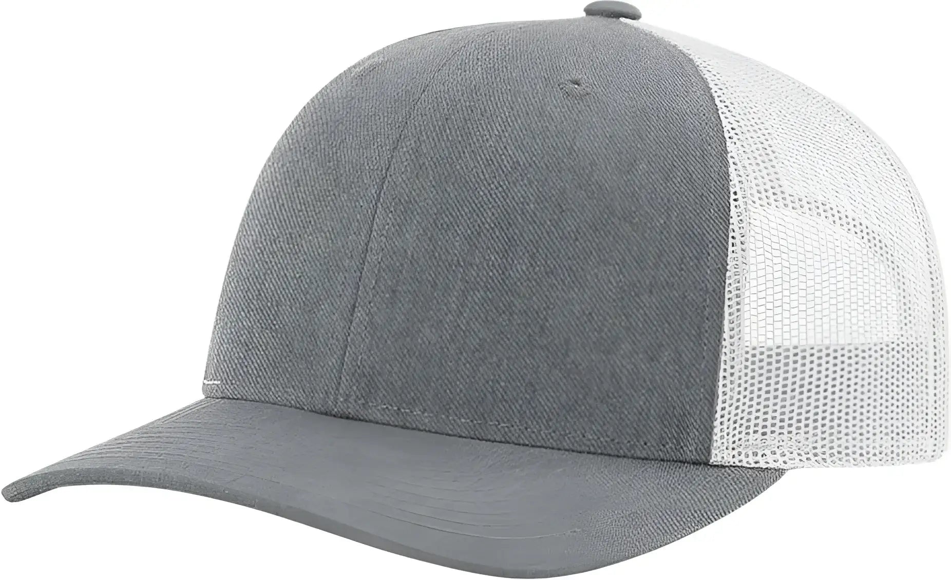 Richardson 112 Snapback Trucker Caps - Heather Gray Light Gray - Gray / OSFM