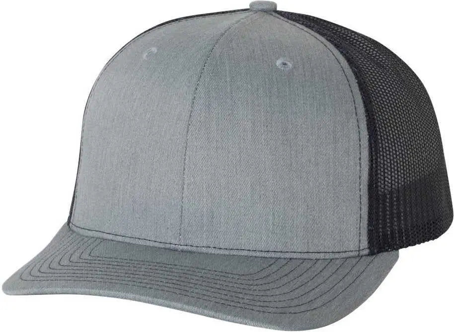 Richardson 112 Snapback Trucker Caps - Heather Gray Navy - Gray Navy / OSFM