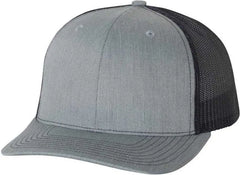 Richardson 112 Snapback Trucker Caps - Heather Gray Navy - Gray Navy / OSFM