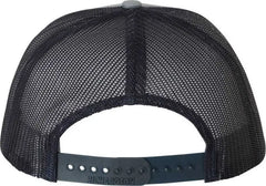 Richardson 112 Snapback Trucker Caps - Heather Gray Navy - Gray Navy / OSFM