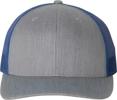 Richardson 112 Snapback Trucker Caps - Heather Gray Royal - Gray Royal / OSFM