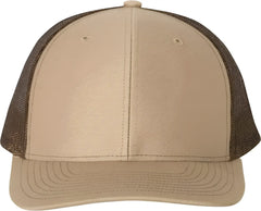 Richardson 112 Snapback Trucker Caps - Khaki Coffee - Khaki Coffee / OSFM