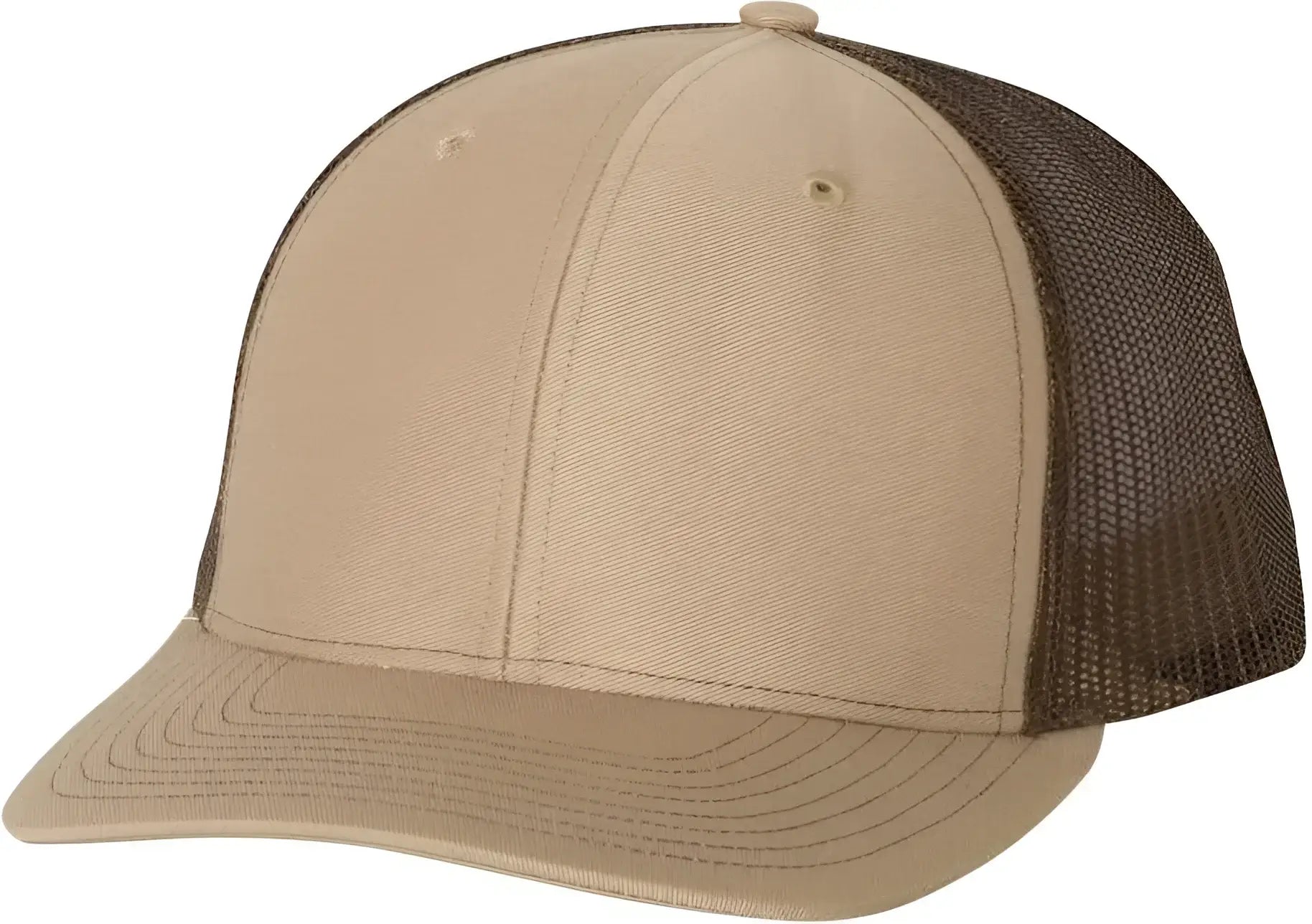 Richardson 112 Snapback Trucker Caps - Khaki Coffee - Khaki Coffee / OSFM