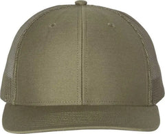 Richardson 112 Snapback Trucker Caps - Loden - Dark Gray / OSFM