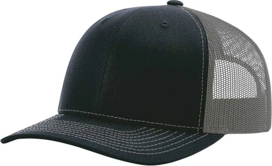Richardson 112 Snapback Trucker Caps - Navy Charcoal - Navy Dark Gray / OSFM