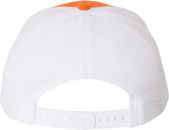 Richardson 112 Snapback Trucker Caps - Orange White - Orange White / OSFM
