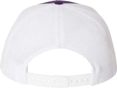 Richardson 112 Snapback Trucker Caps - Purple White - Purple White / OSFM