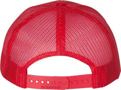 Richardson 112 Snapback Trucker Caps - Red