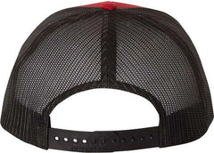 Richardson 112 Snapback Trucker Caps - Red Black - Red Black / OSFM