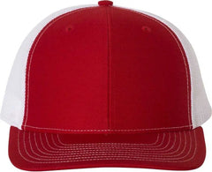 Richardson 112 Snapback Trucker Caps - Red White - Red White / OSFM