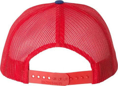 Richardson 112 Snapback Trucker Caps - Royal Red - Royal Red / OSFM