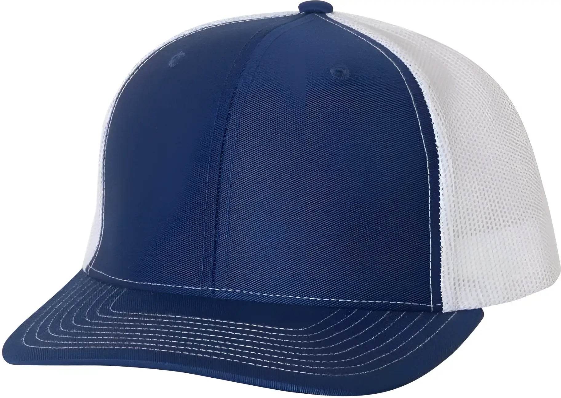 Richardson 112 Snapback Trucker Caps - Royal White - Royal White / OSFM