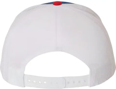 Richardson 112 Snapback Trucker Caps - Royal White Red - Royal Red / OSFM
