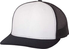 Richardson 112 Snapback Trucker Caps - White Navy - White Navy / OSFM
