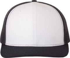 Richardson 112 Snapback Trucker Caps - White Navy - White Navy / OSFM