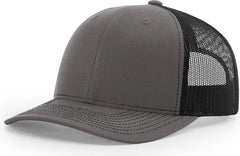 Richardson 112 Trucker Cap - Charcoal Black - Dark Gray Black / OSFM