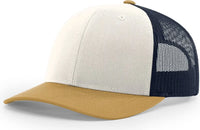 Richardson 112 Trucker Cap - Cream Navy Amber Gold - Navy Gold / OSFM