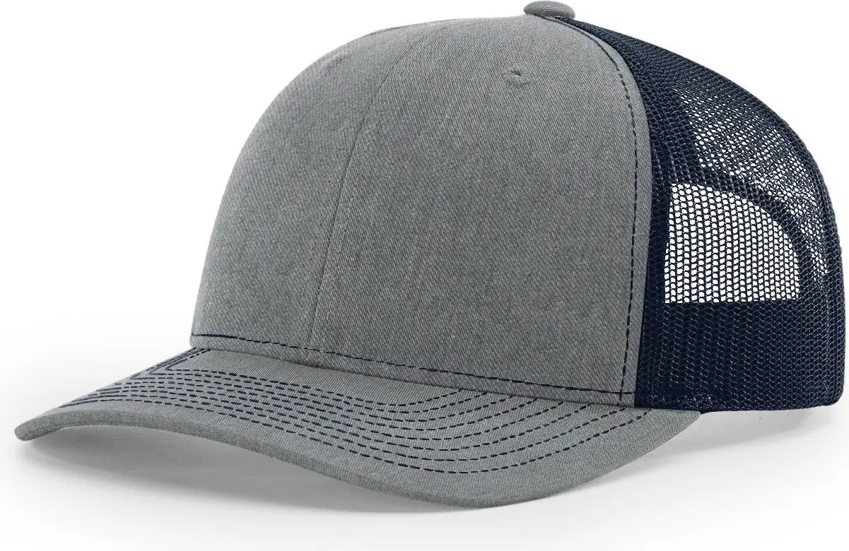 Richardson 112 Trucker Cap - Heather Gray Navy - Gray Navy / OSFM