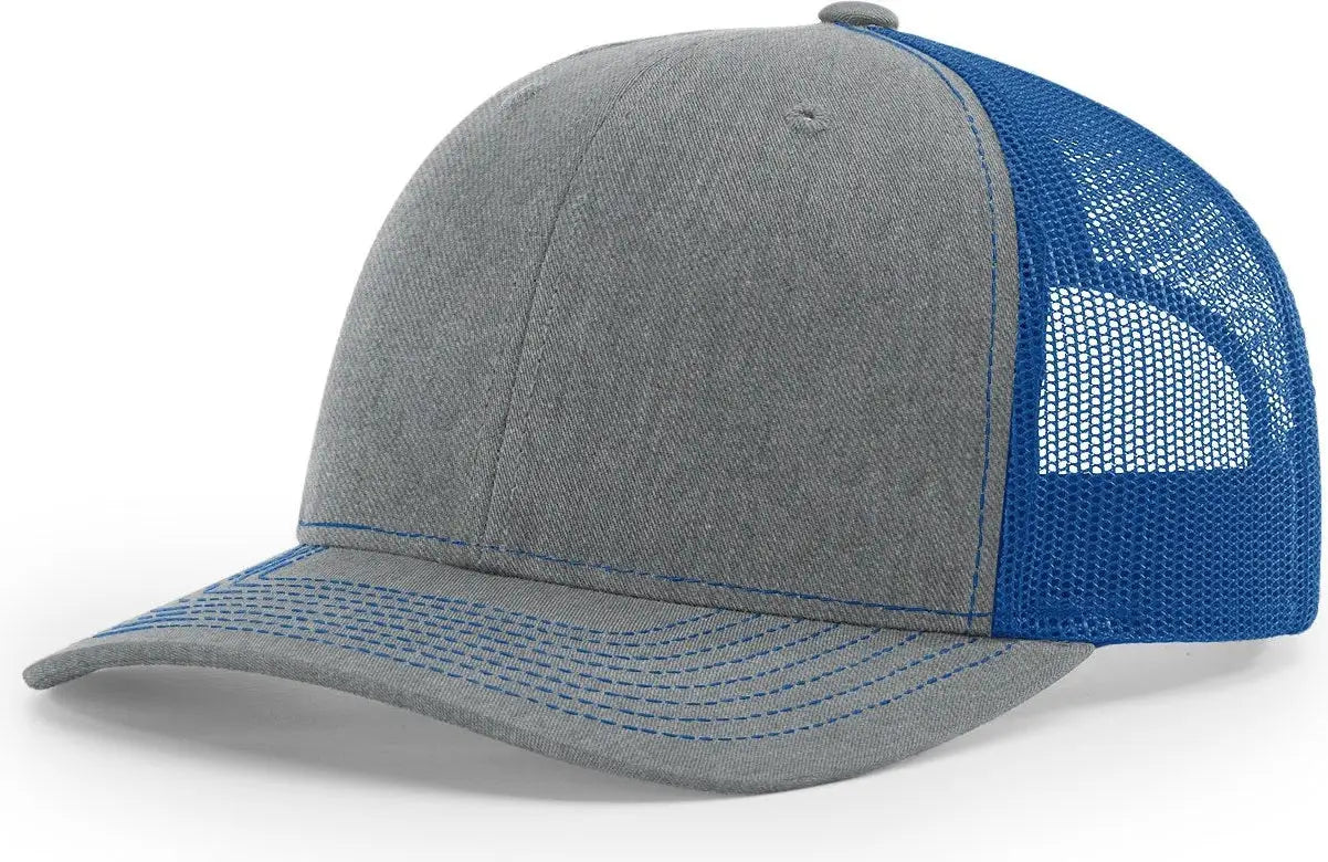 Richardson 112 Trucker Cap - Heather Gray Royal - Gray Royal / OSFM