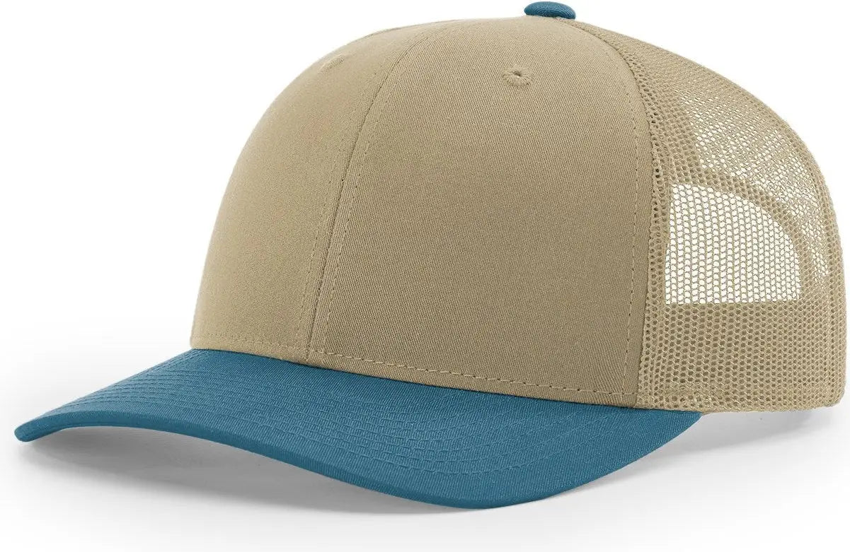 Richardson 112 Trucker Cap - Khaki Legion Blue - Khaki Legion Blue / OSFM