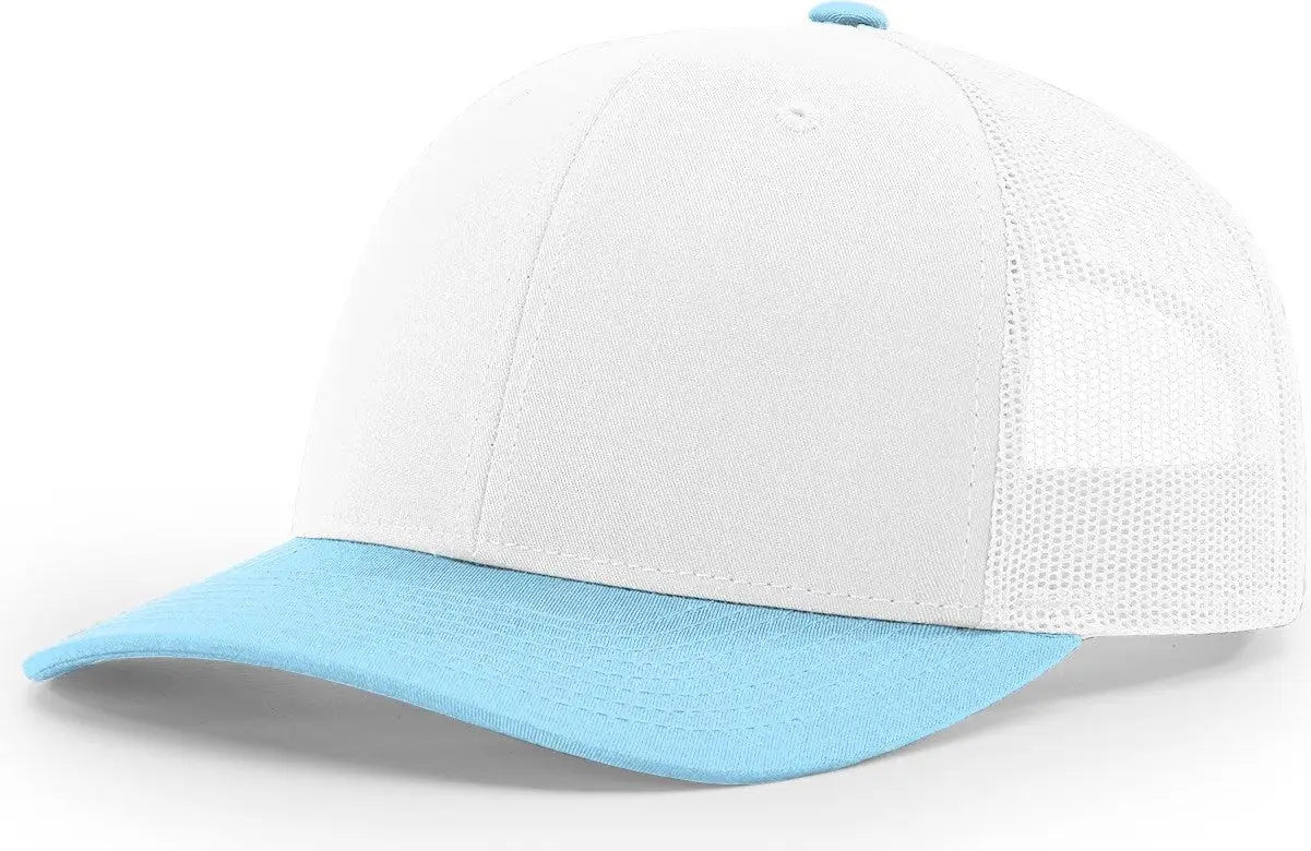 Richardson 112 Trucker Cap - White Columbia Blue - White Columbia Blue / OSFM