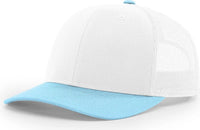 Richardson 112 Trucker Cap - White Columbia Blue - White Columbia Blue / OSFM
