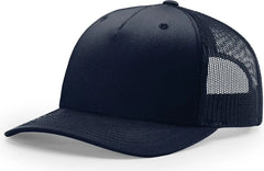 Richardson 112FP Five Panel Trucker Cap - Navy - Navy / OSFM