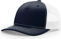 Richardson 112FP Five Panel Trucker Cap - Navy White - Navy White / OSFM