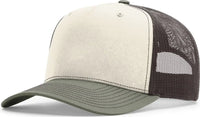 Richardson 112FPC Five Panel Champ Trucker Cap - Birch Brown Loden - Brown Loden / OSFM