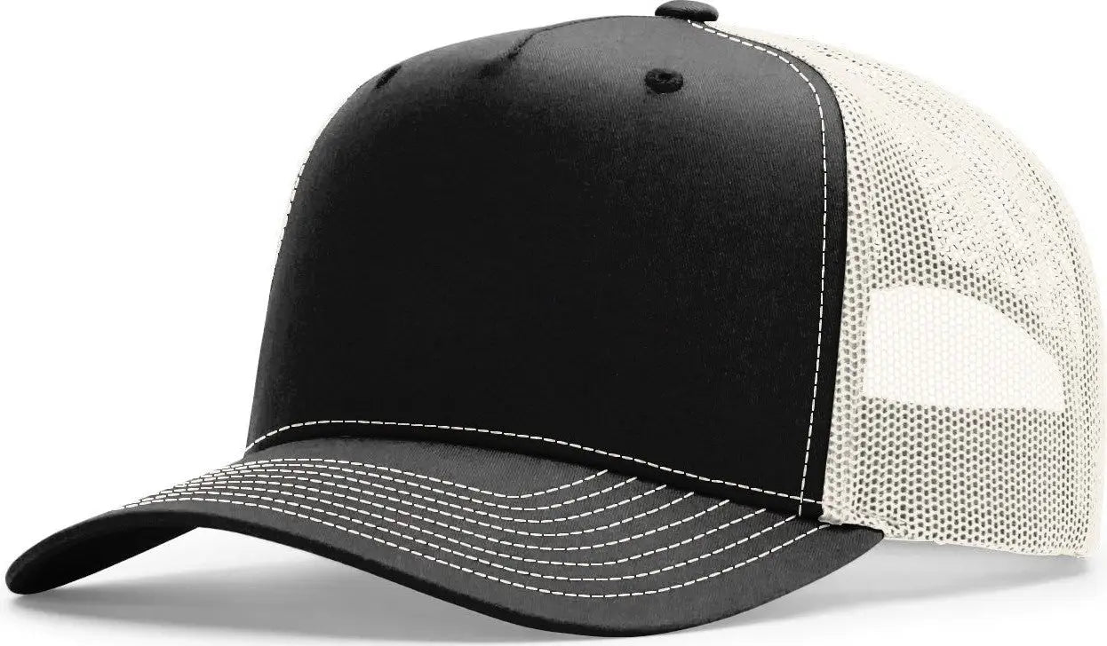 Richardson 112FPC Five Panel Champ Trucker Cap - Black Birch - Black Birch / OSFM
