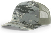 Richardson 112P Printed Trucker Cap - Digital Camo Light Green - Digital Camo Light Green / OSFM