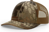 Richardson 112P Printed Trucker Cap - Kryptek Highlander Buck - Kryptek Buck / OSFM