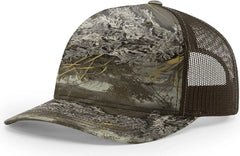 Richardson 112PFP Printed Five Panel Trucker Cap - Realtree Max-1 Xt Brown - Realtree Max-1 XT Brown / OSFM
