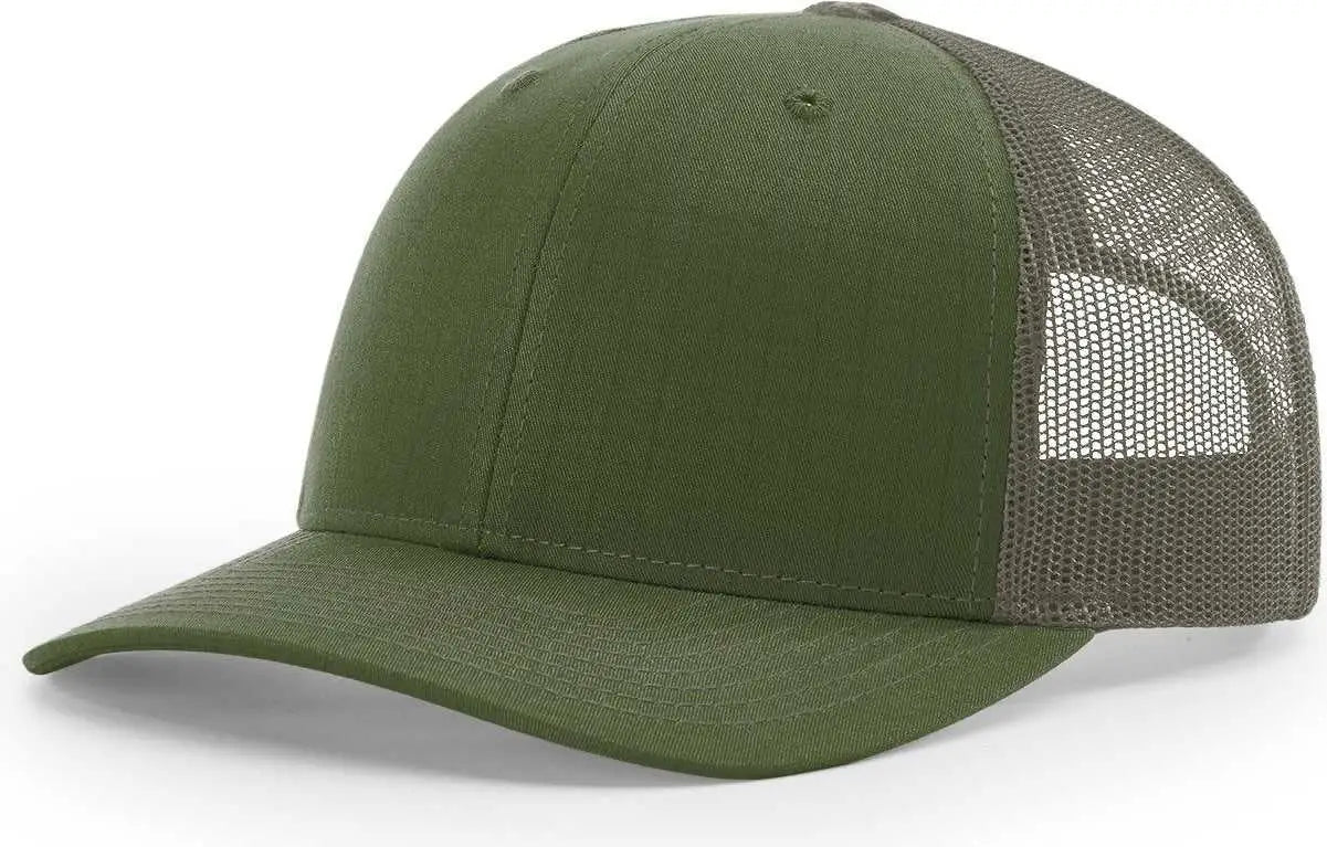 Richardson 112T Tactical Snapback Trucker Caps - Army Olive - Olive / OSFM
